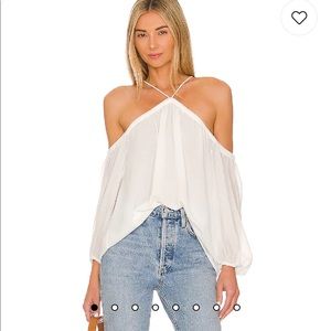 1. State long sleeve high neck blouse xxs